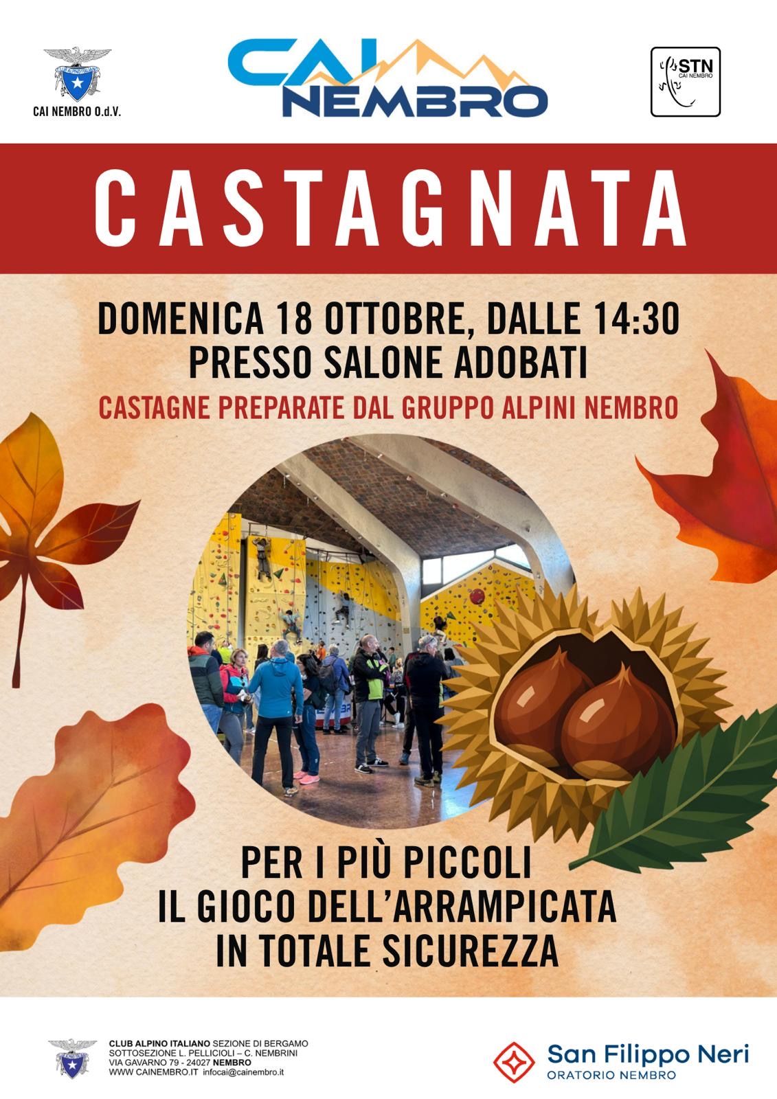 18 ottobre Castagnata