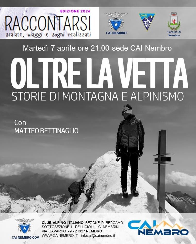 7 aprile Oltre la vetta